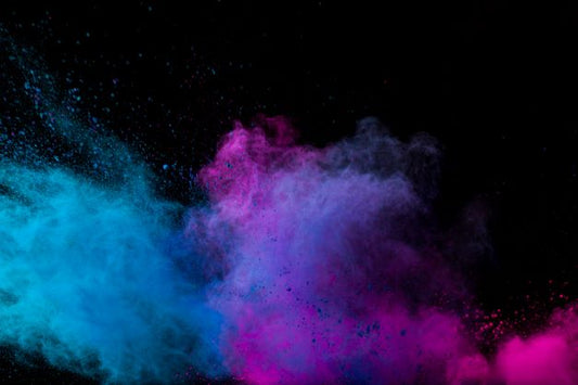 Abstract Powder Splash